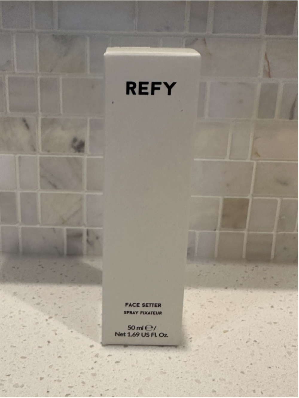 REFY Face Setter Clear Spray 1.69oz/50ml - NEW in SEALED Box